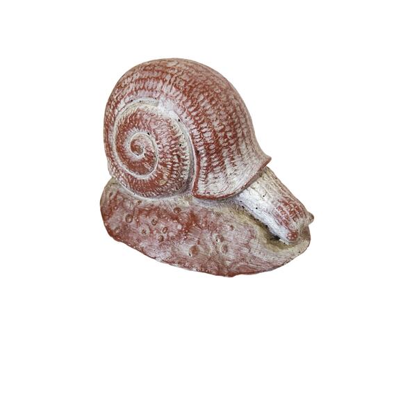 Vintage Pink White Snail Rock Aquarium Decorations - Picture 3 of 10